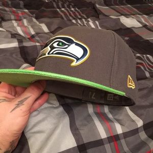 New Era Seahawks fitted 7 1/8